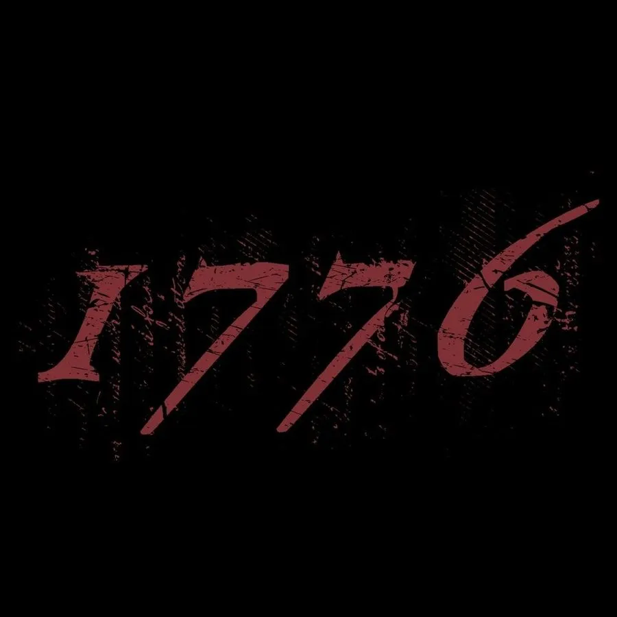 1776 Flag Full-Zip Hoodie - Black