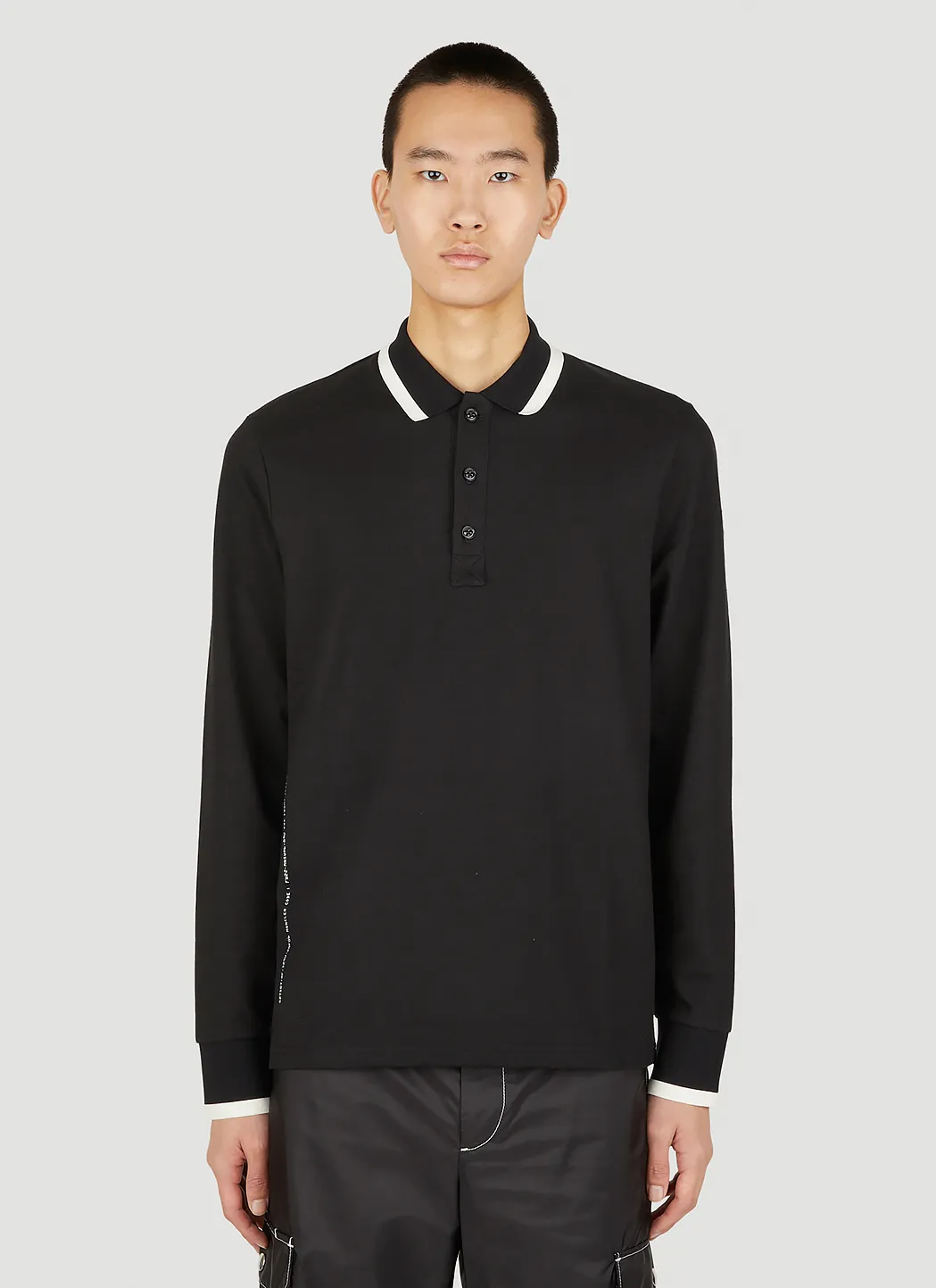 7 Moncler FRGMT Hiroshi Fujiwara Long Sleeve Polo Shirt