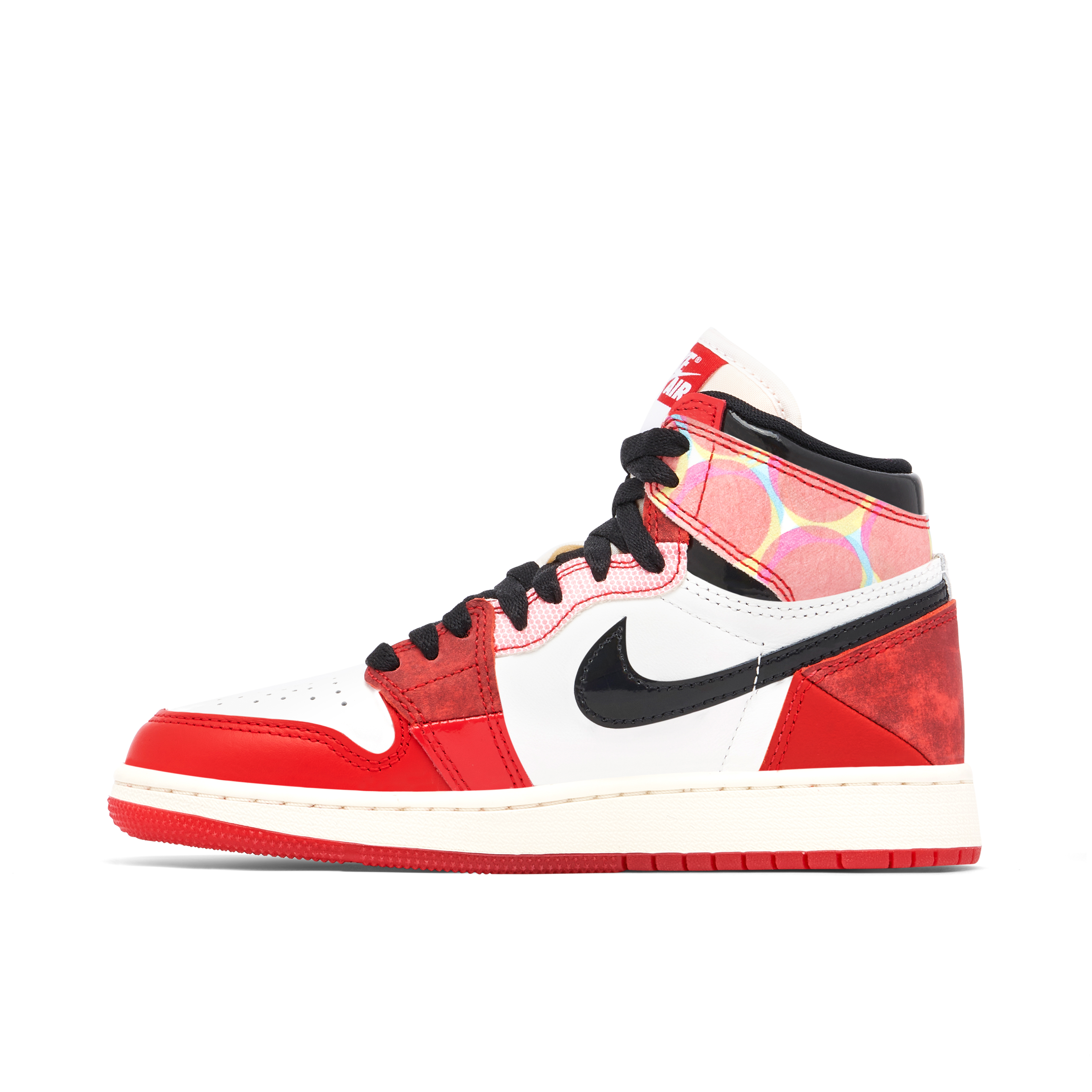 Air Jordan 1 High x Spider-Man Across the Spider-verse Red Black GS | DV1753-601 | Laced