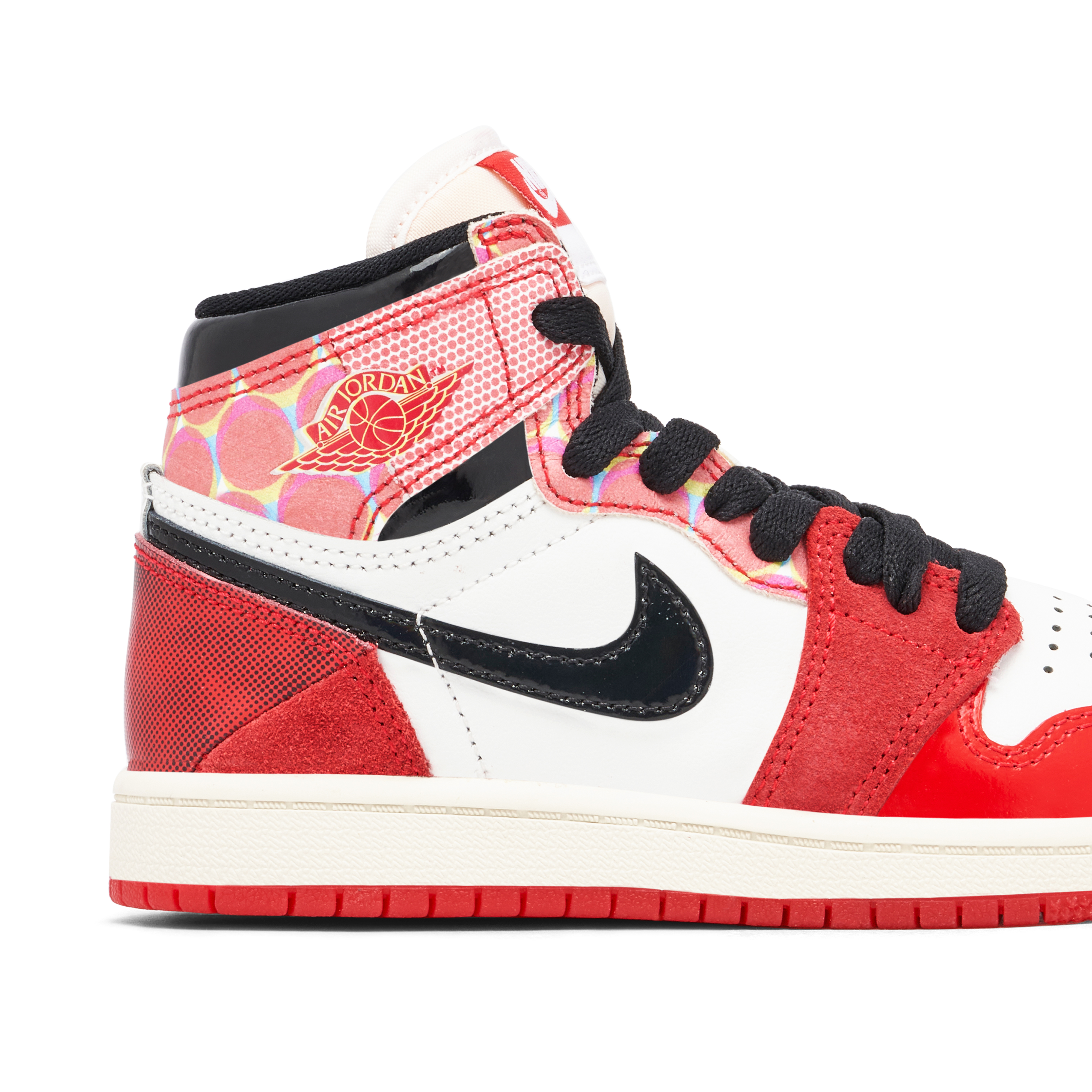 Air Jordan 1 High x Spider-Man Across the Spider-verse Red Black PS | DV1749-601 | Laced