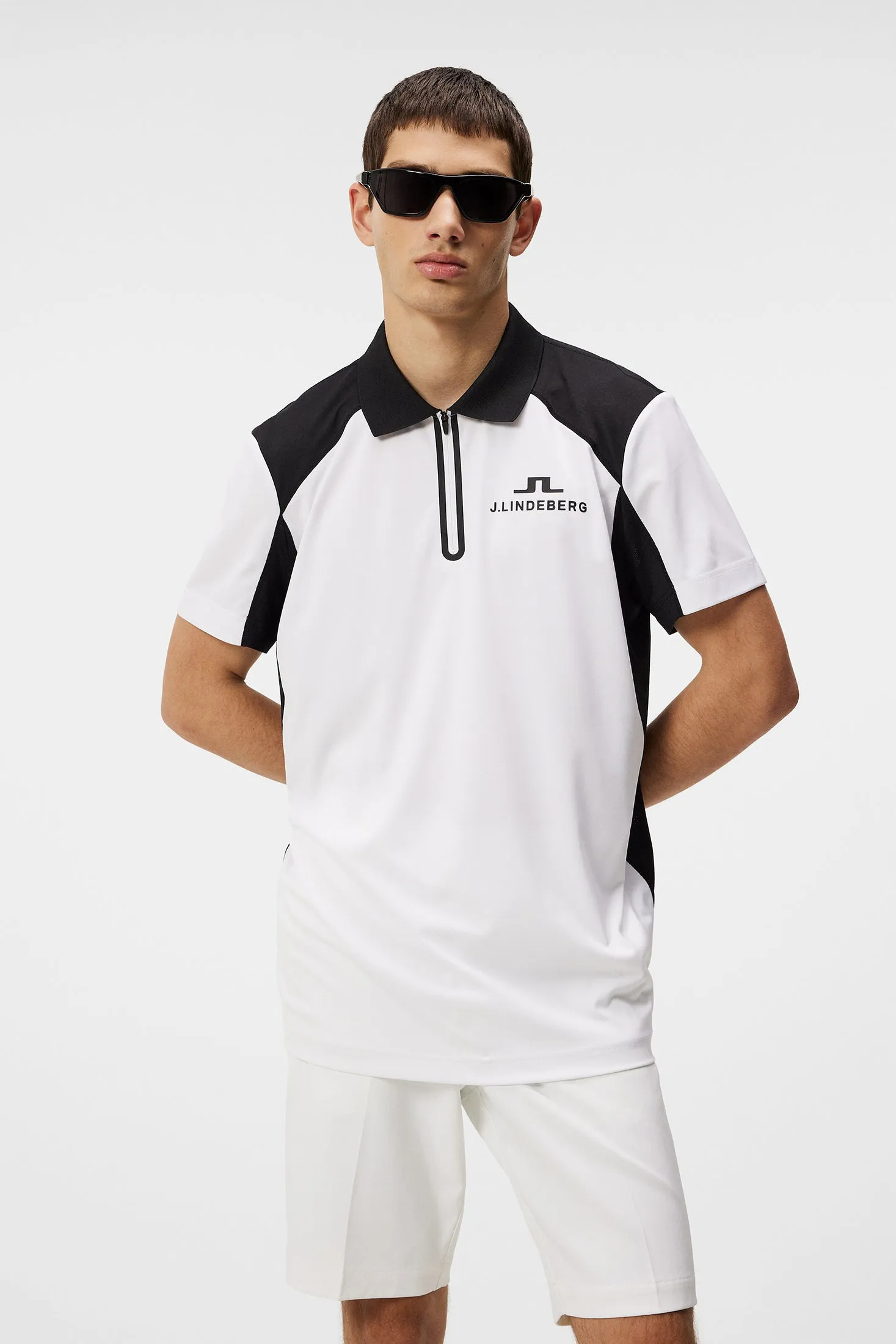 Arch Tour Golf Polo / White