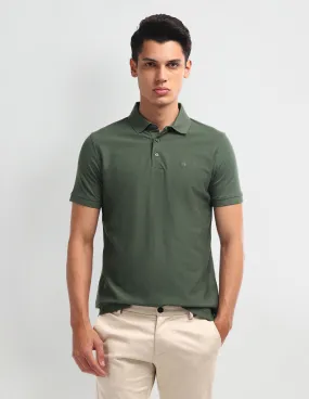 Arrow Solid Cotton Polo Shirt