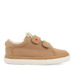 BEIGE SNEAKERS WITH RAFFIA DETAIL AND COLOR ACCENTS FOR BOYS AND GIRLS VIERA