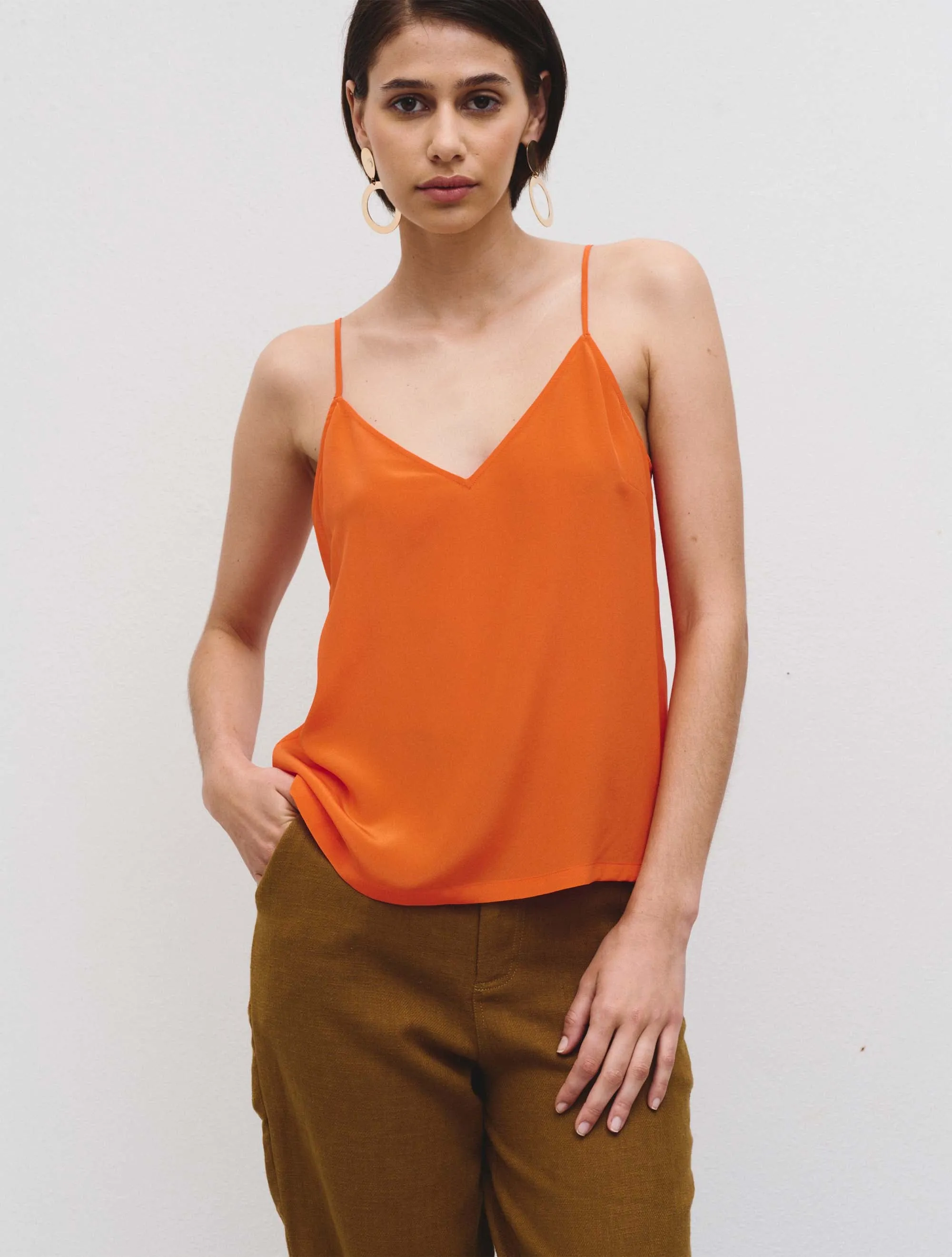 Bob Tank Top Orange