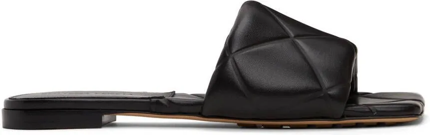 Bottega Veneta Black Padded Lido Flat Sandals