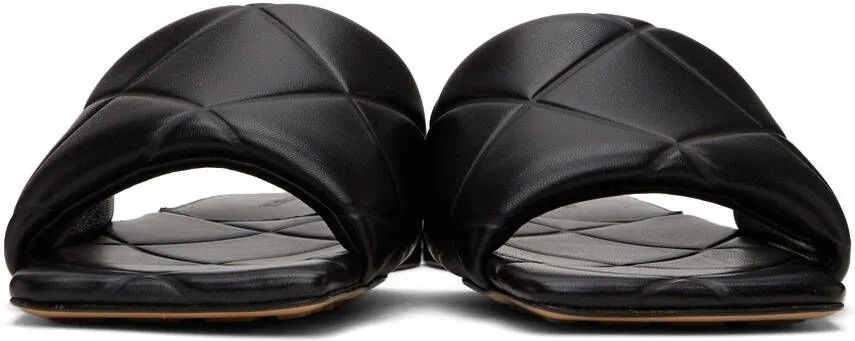 Bottega Veneta Black Padded Lido Flat Sandals