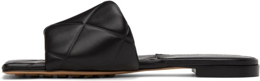 Bottega Veneta Black Padded Lido Flat Sandals