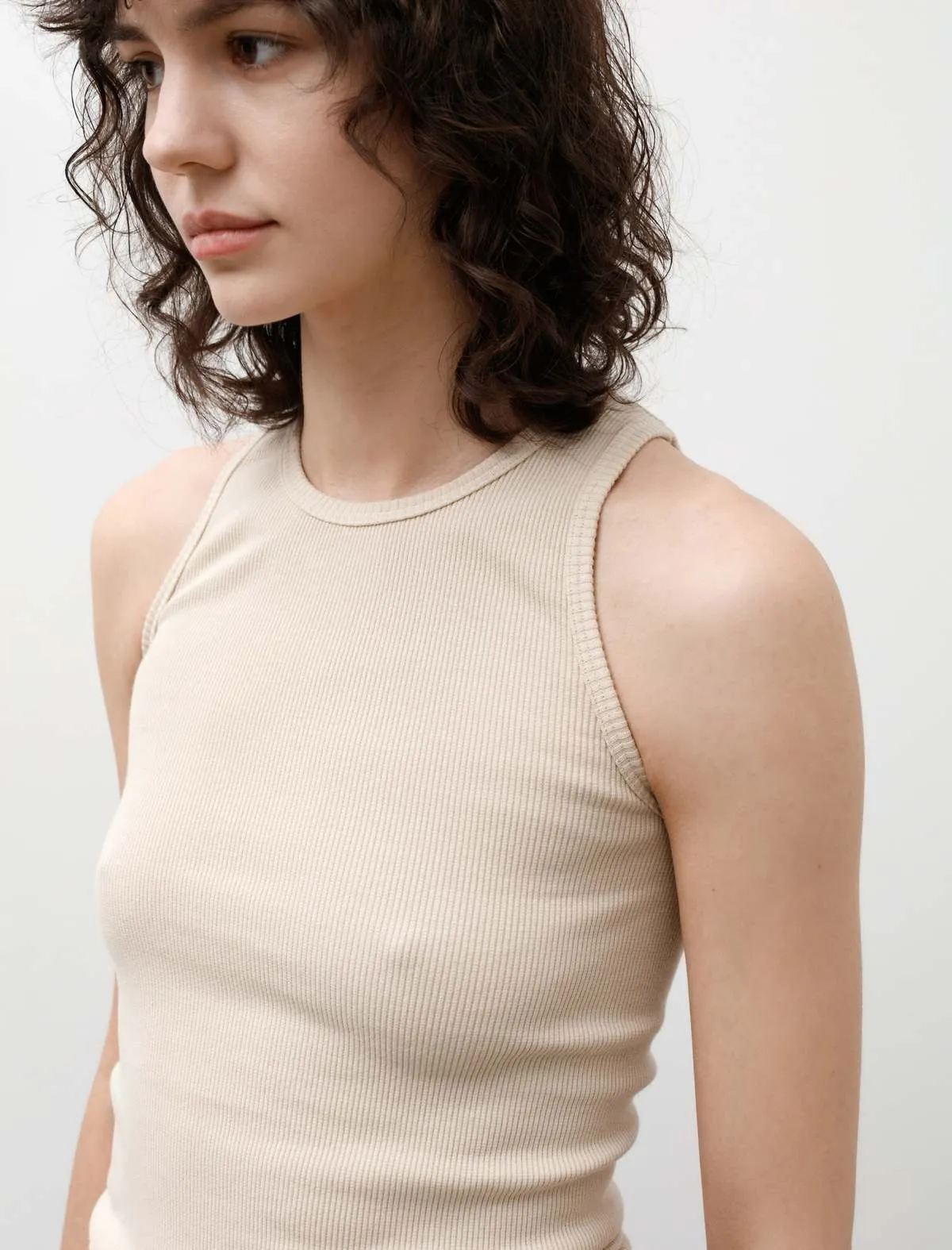 Canotta Tank Top - Beige