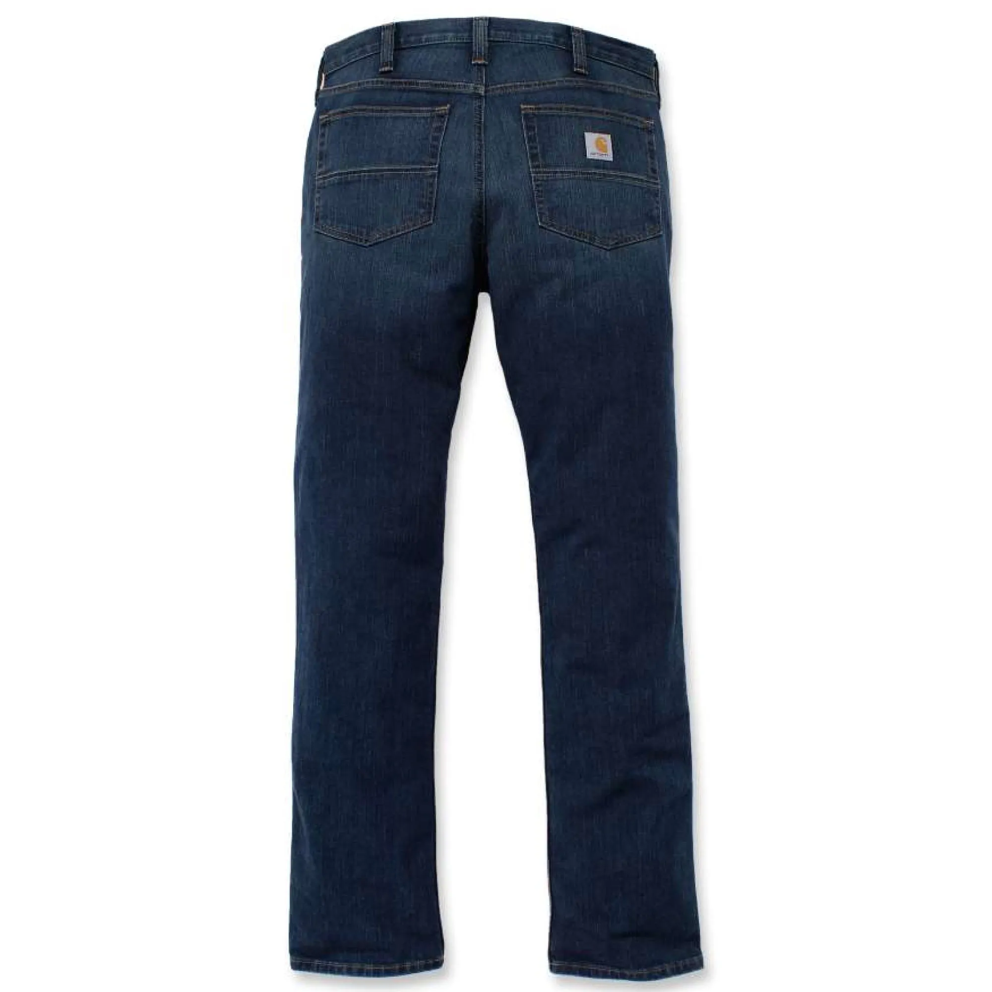 Carhartt 102807 Slim Fit Tapered Jeans, Rugged Flex Tapered Work Trousers Superior Blue 34w L32