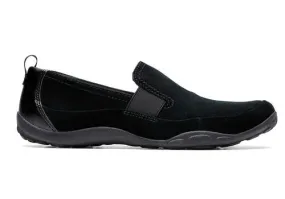 Clarks Haley Park - Black Suede