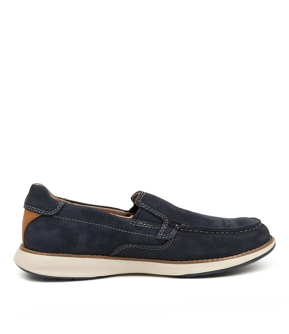 CLARKS Unpilot Step Navy Nubuck