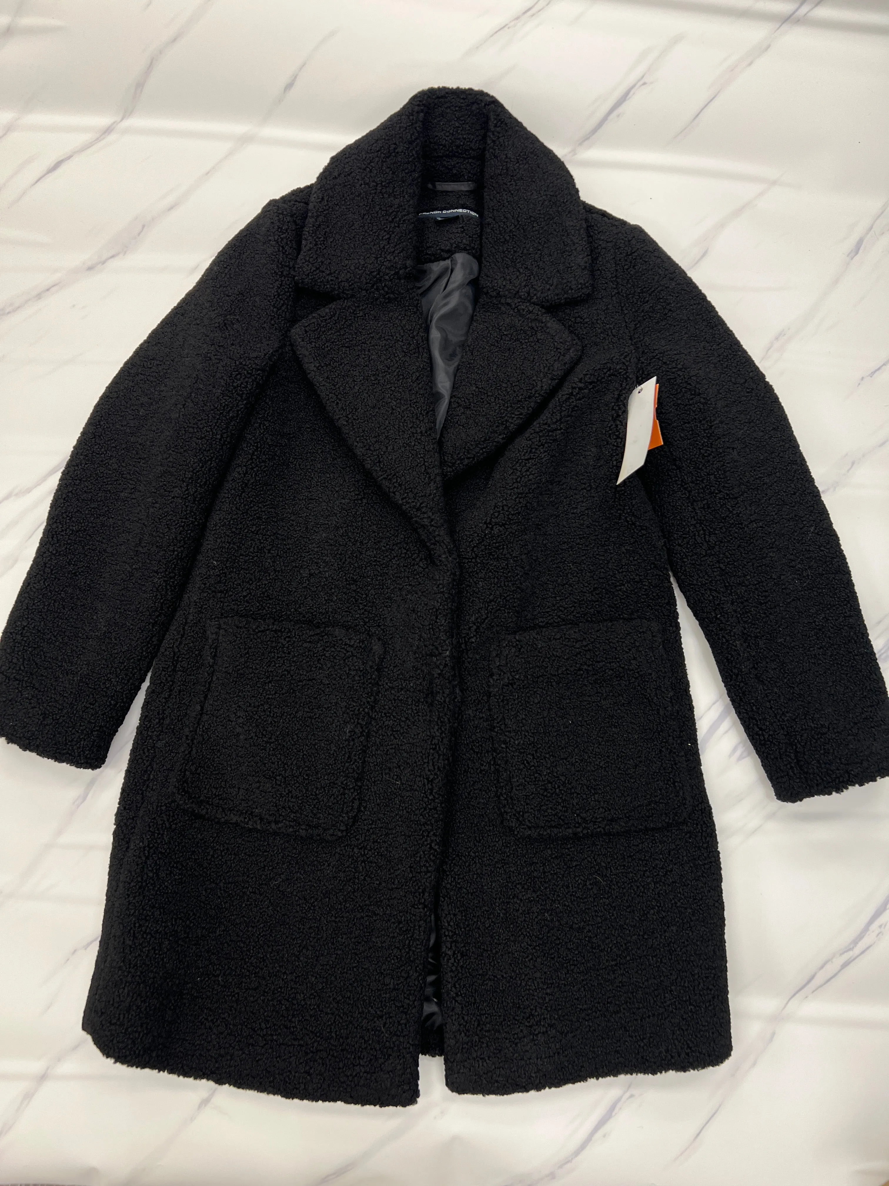 Coat Faux Fur & Sherpa By French Connection  Size: Xs