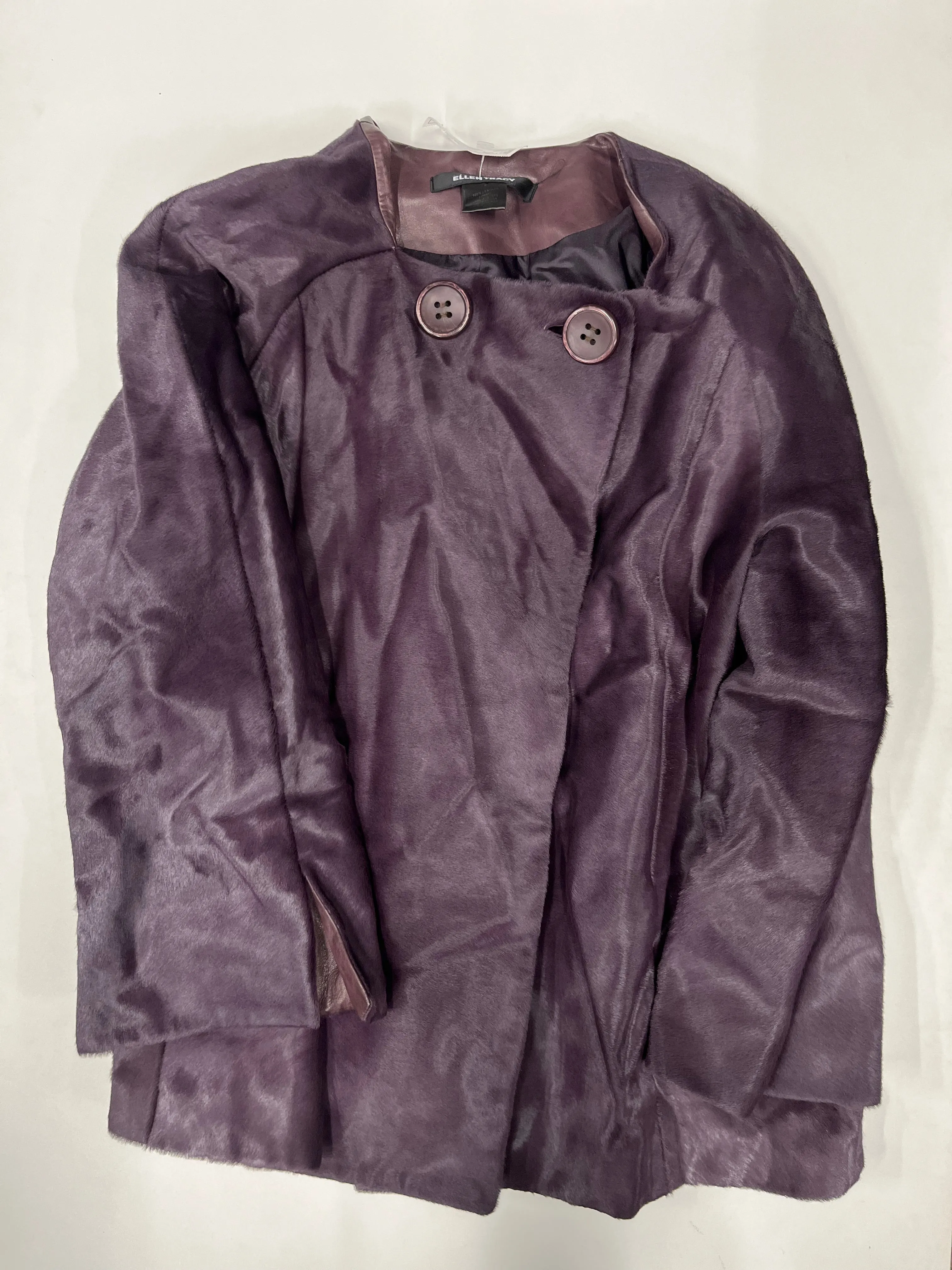 Coat Leather By Ellen Tracy  Size: M