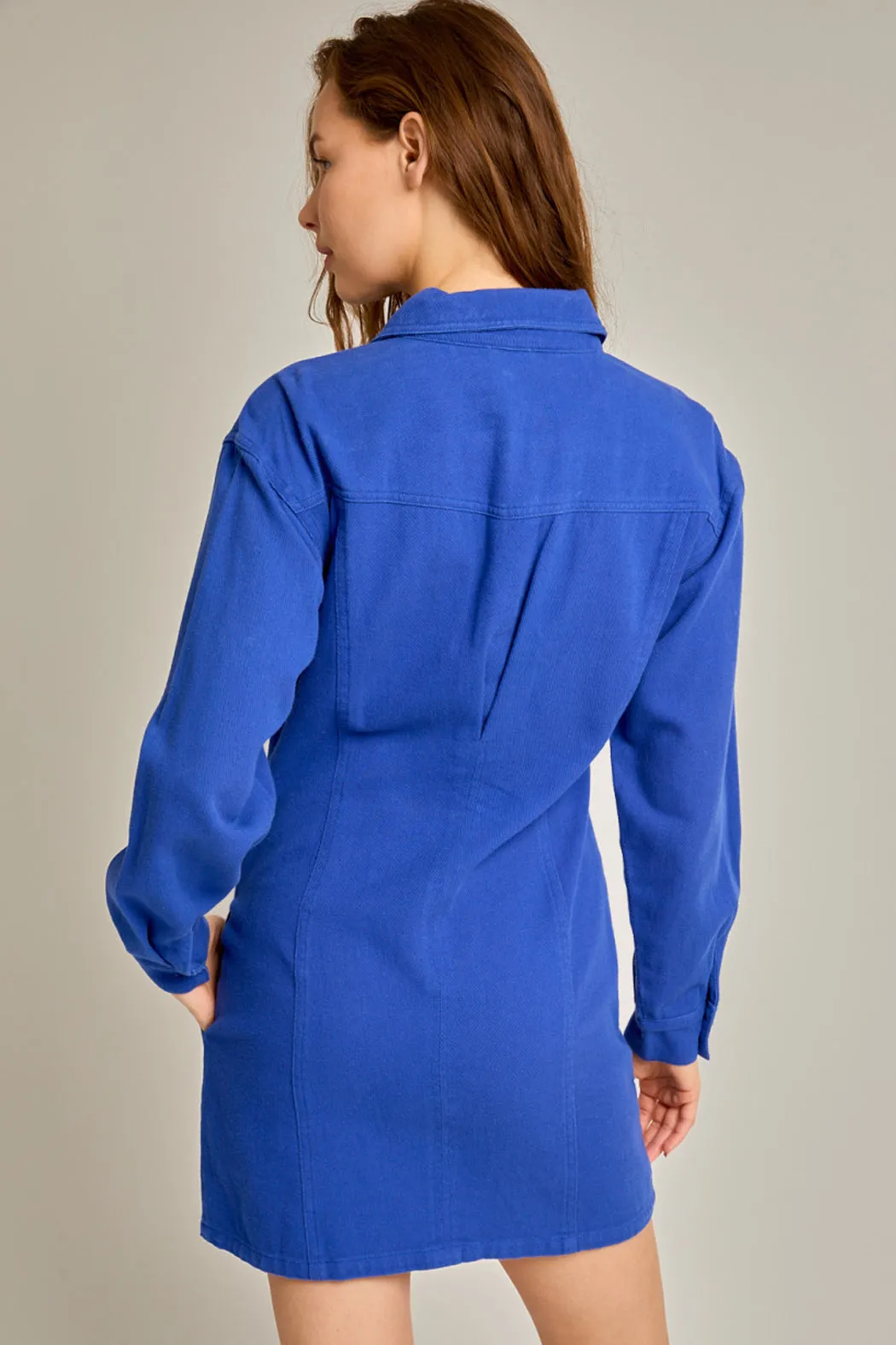 Cobalt Denim Dress