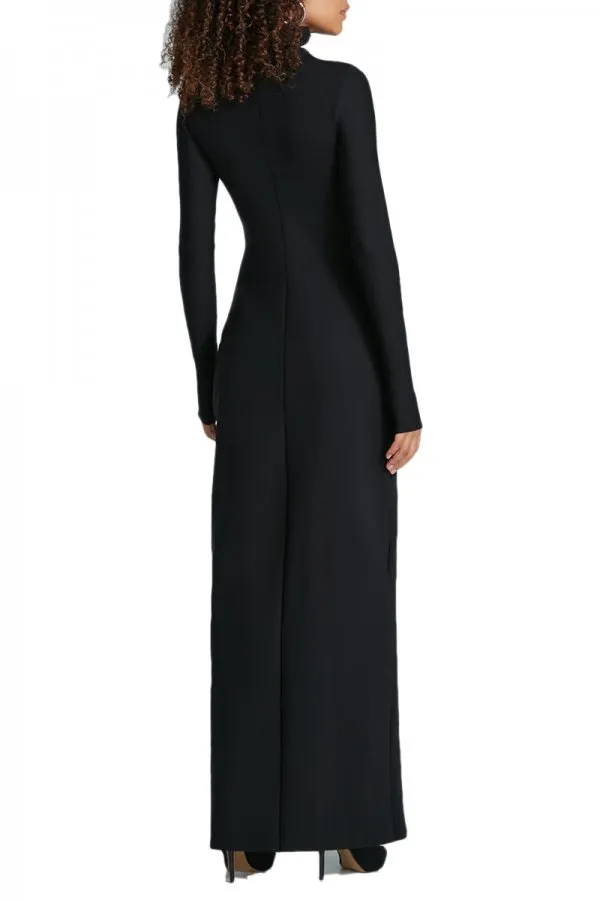 Commando Neoprene Long Sleeve Turtleneck Maxi Dress