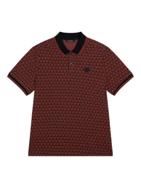 Deklan Jacquard Polo / Black