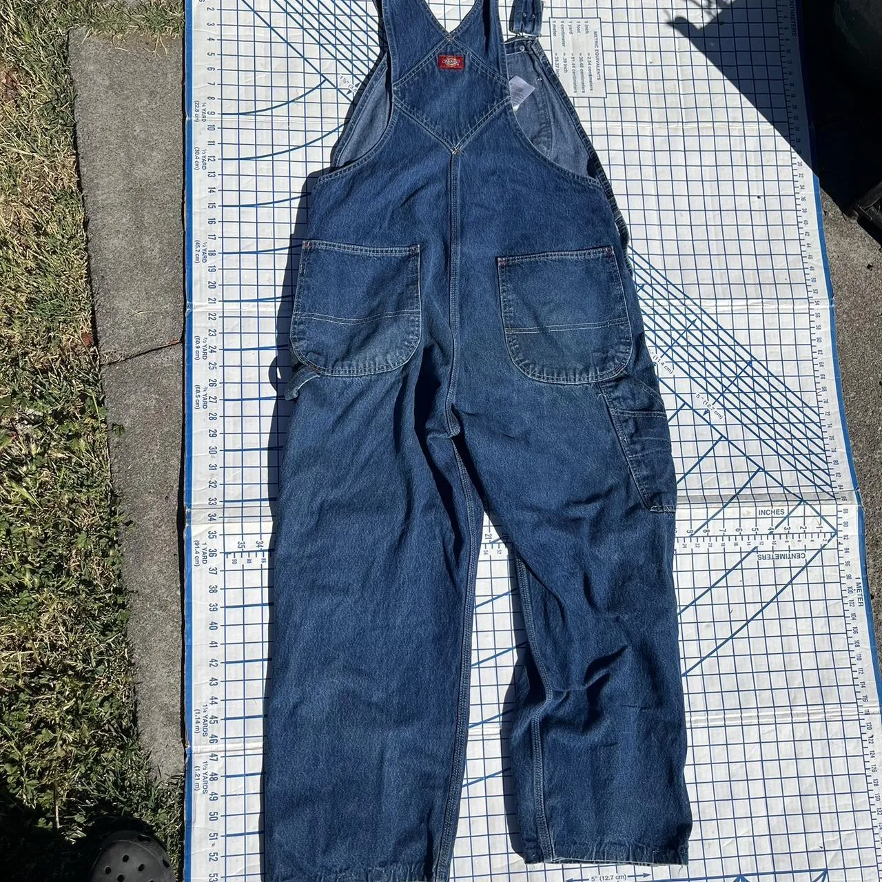 Dickies Men's Blue Dungarees-overalls