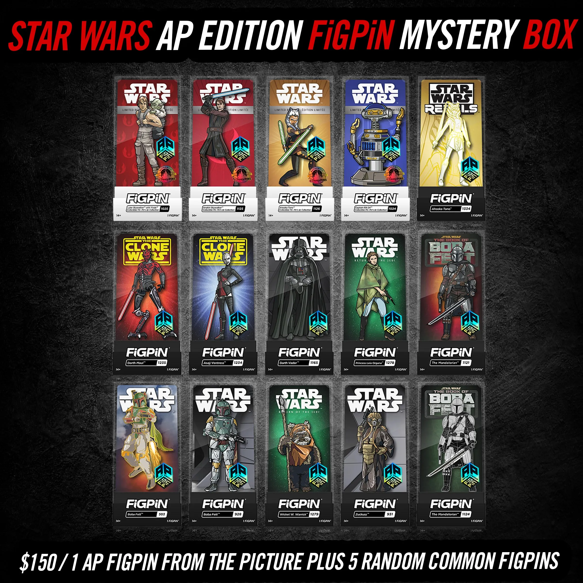 FiGPiN - STAR WARS AP FiGPiN Guaranteed Mystery Box (April 2023)