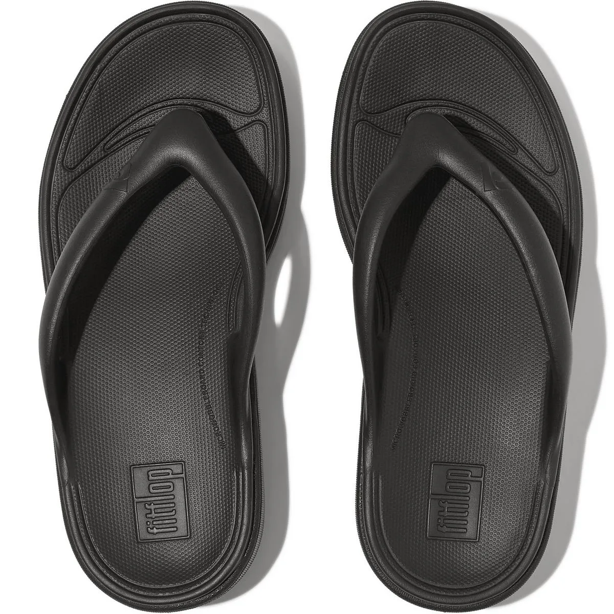 Fitflop Relieff Recovery Toe Post Sandals Black