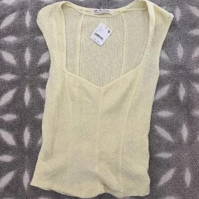 Free People Women's Yellow Top