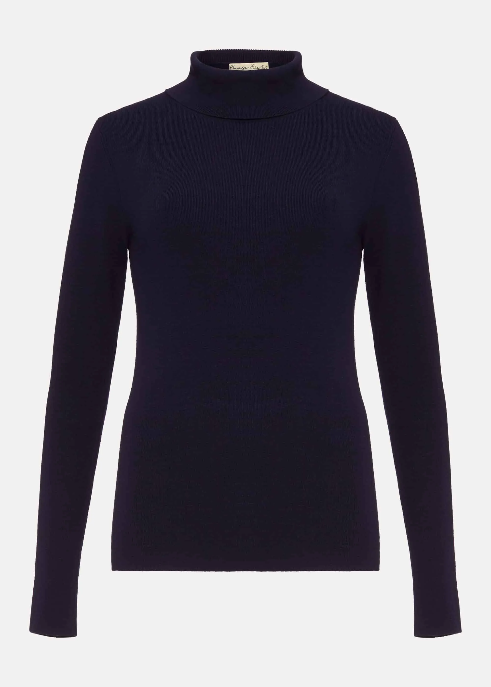 Freya Fitted Polo Neck Jumper