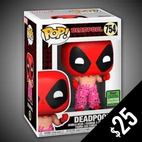 Funko Pop! Marvel: Deadpool (ECCC 2021 Shared Sticker) #754