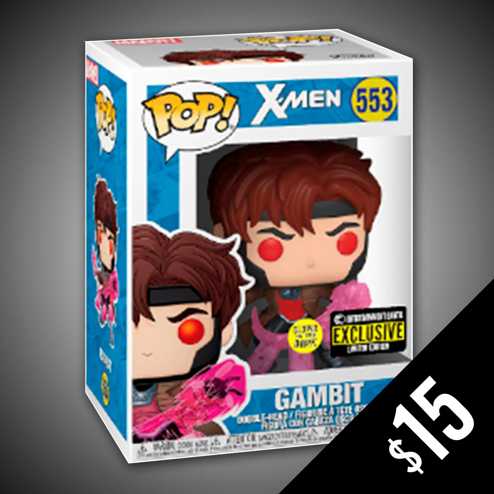 Funko Pop! Marvel: Gambit (GITD) #553