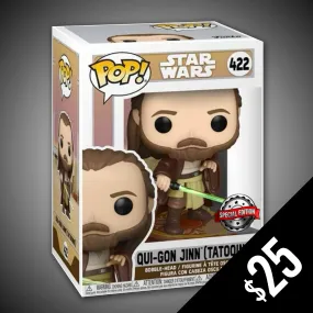 Funko Pop! Star Wars: Qui-Gon Jinn (Tatooine) #422