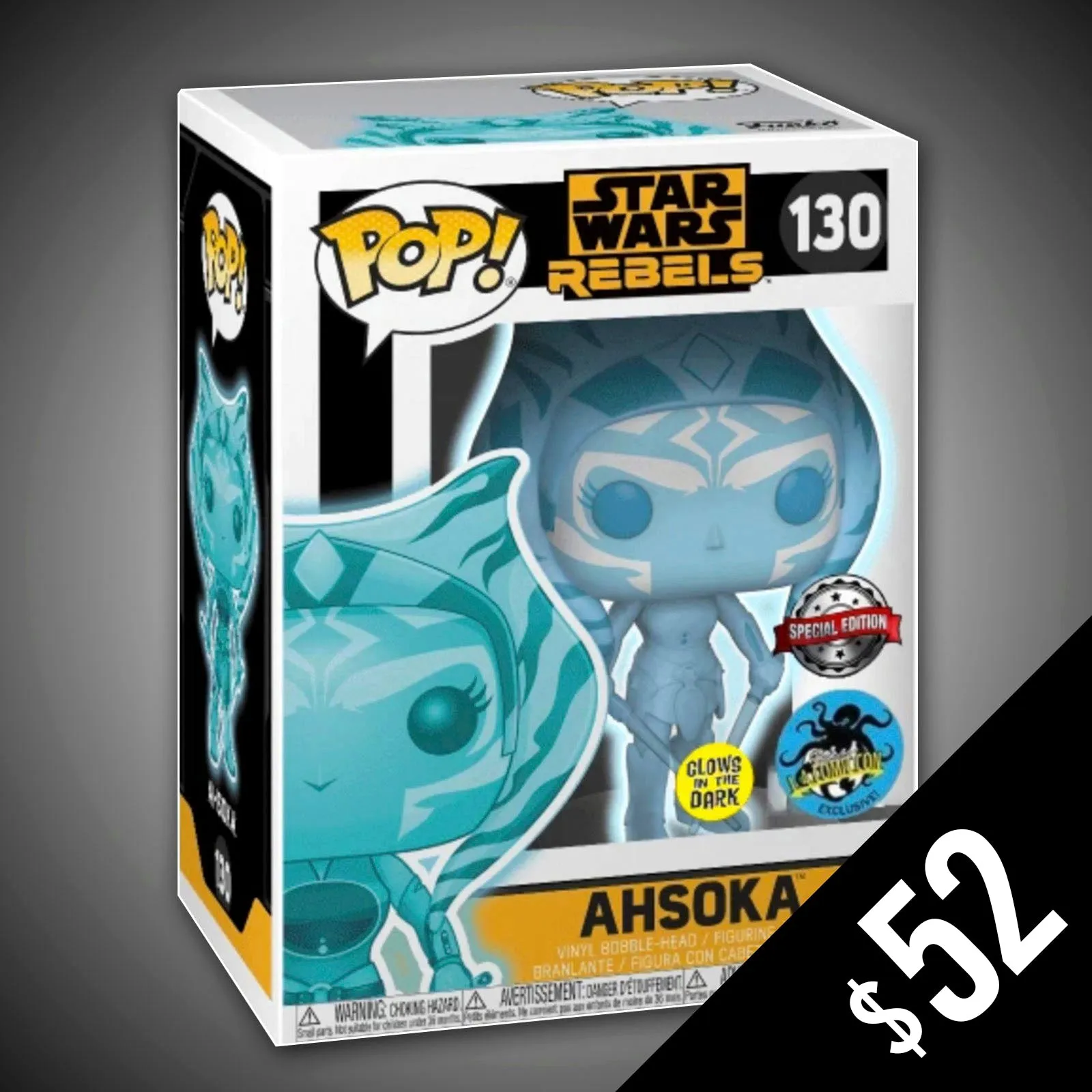 Funko Pop! Star Wars Rebels: Ahsoka #130 (GITD)