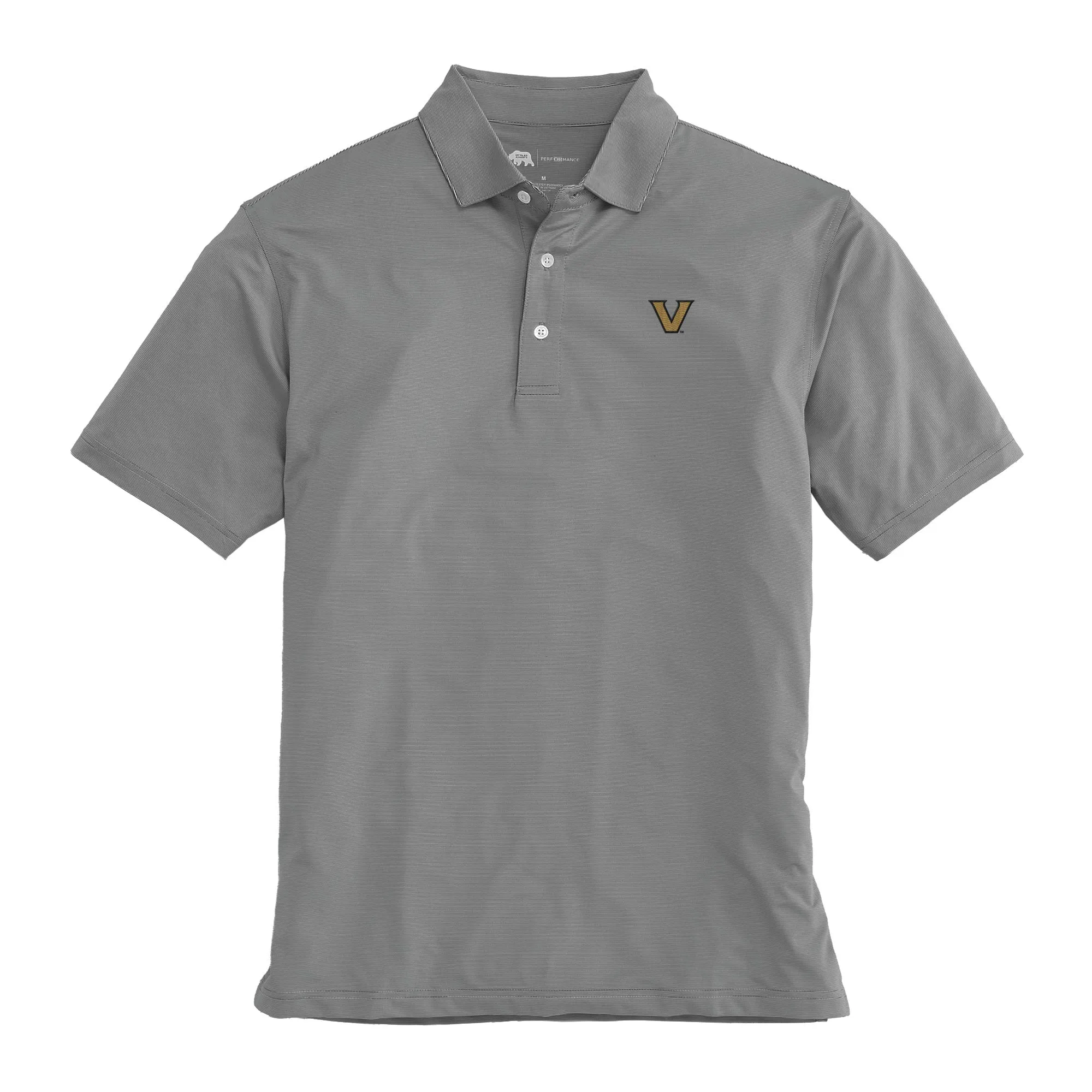 Hairline Stripe Vanderbilt Performance Polo