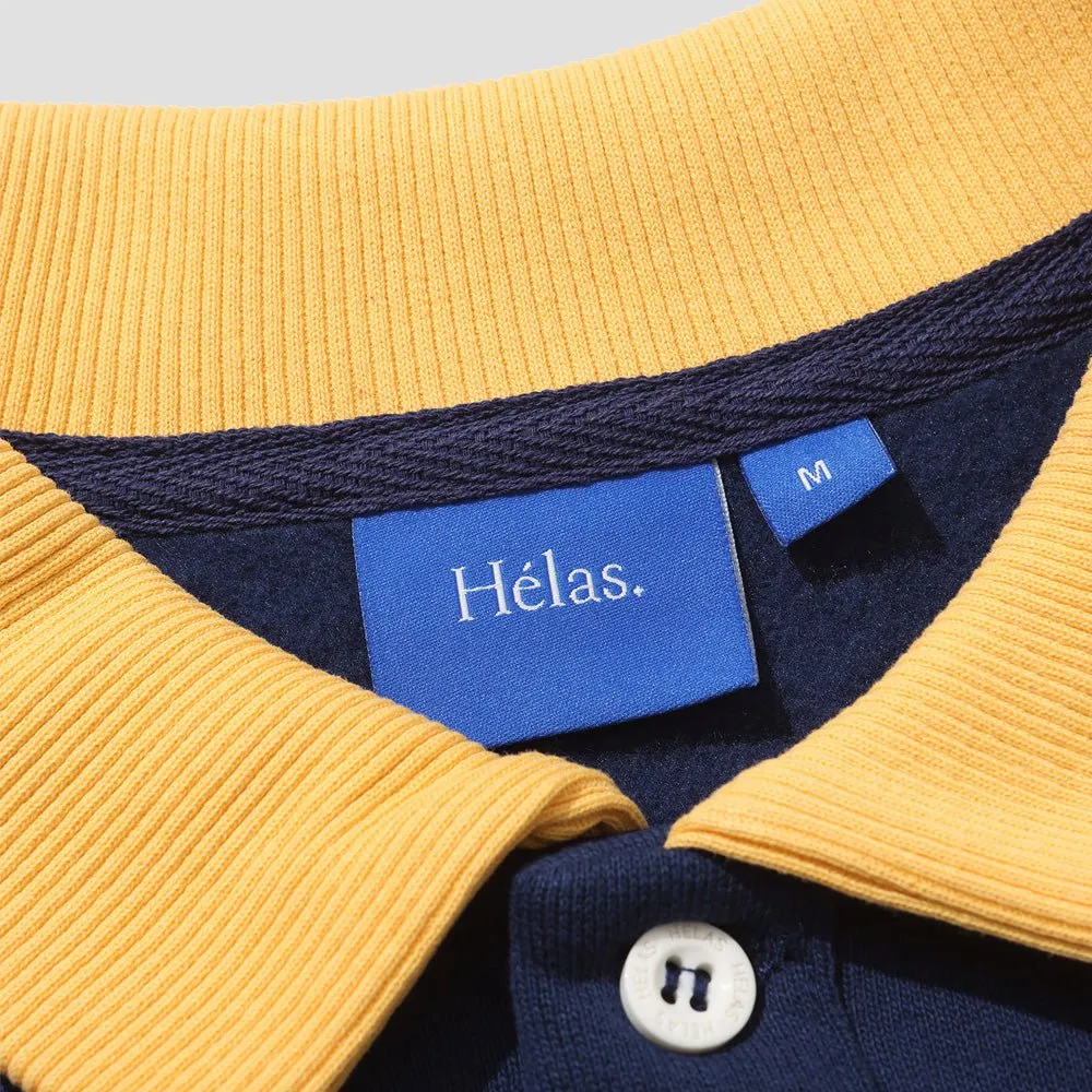 Helas Carlton Sweat Polo Navy