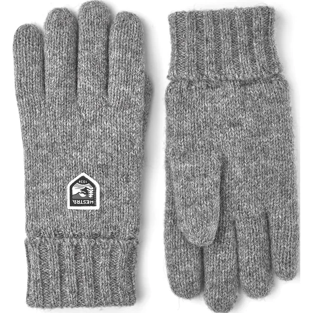 Hestra Basic Wool Gloves Grey