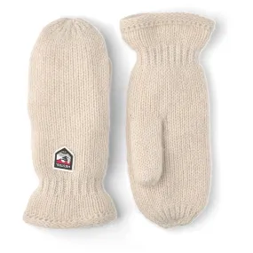 Hestra Basic Wool  Mittens Offwhite