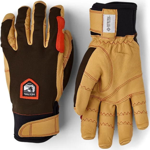 Hestra Ergo Grip Active Gloves Dark forest / Natural brown