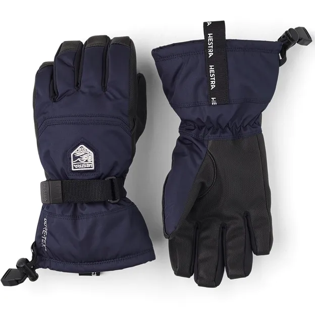 Hestra Gore-Tex Gauntlet Gloves Dark Navy Kids