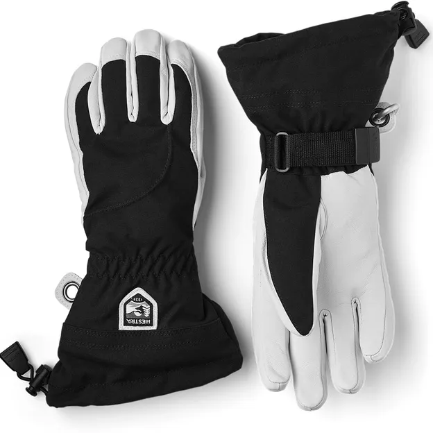 Hestra Heli Ski Female Gloves Black / Offwhite Women