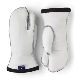 Hestra Heli Ski Liner 3-Finger-Gloves Offwhite