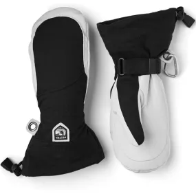 Hestra Heli Ski Mittens Black / Offwhite Women