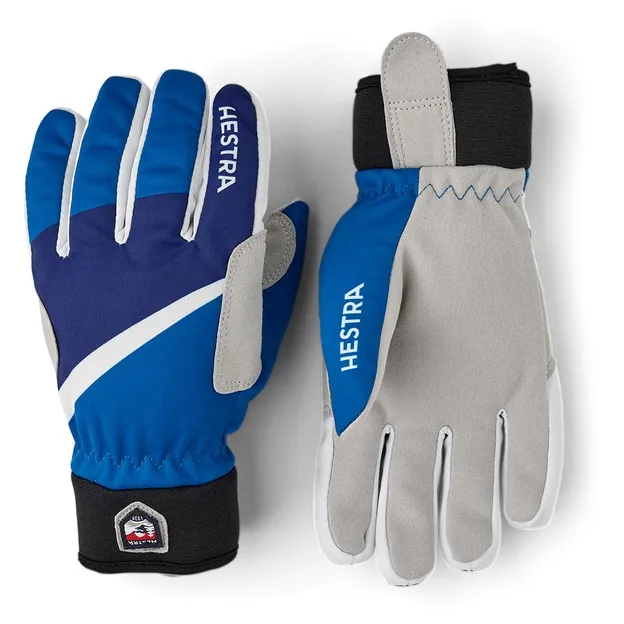 Hestra Tracker  Gloves Brilliant Blue Print Kids