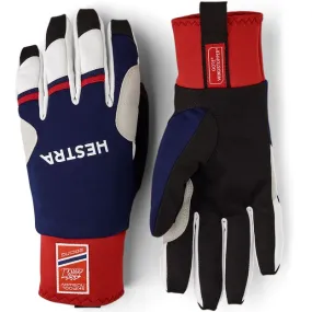 Hestra Windstopper Race Tracker Gloves Navy / Red