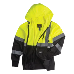 Hi-Vis ANSI II Fleece Safety Hoodie