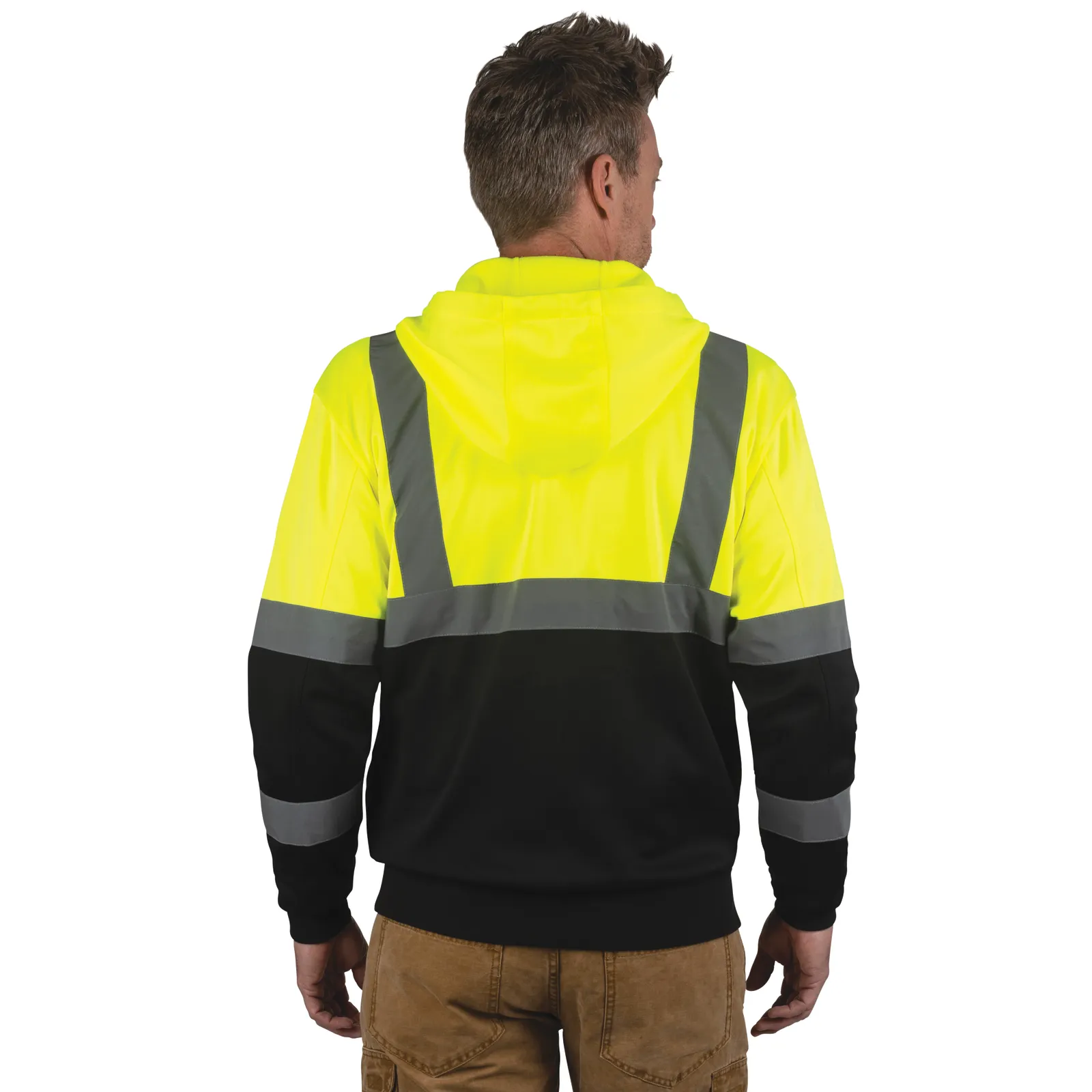 Hi-Vis ANSI II Fleece Safety Hoodie