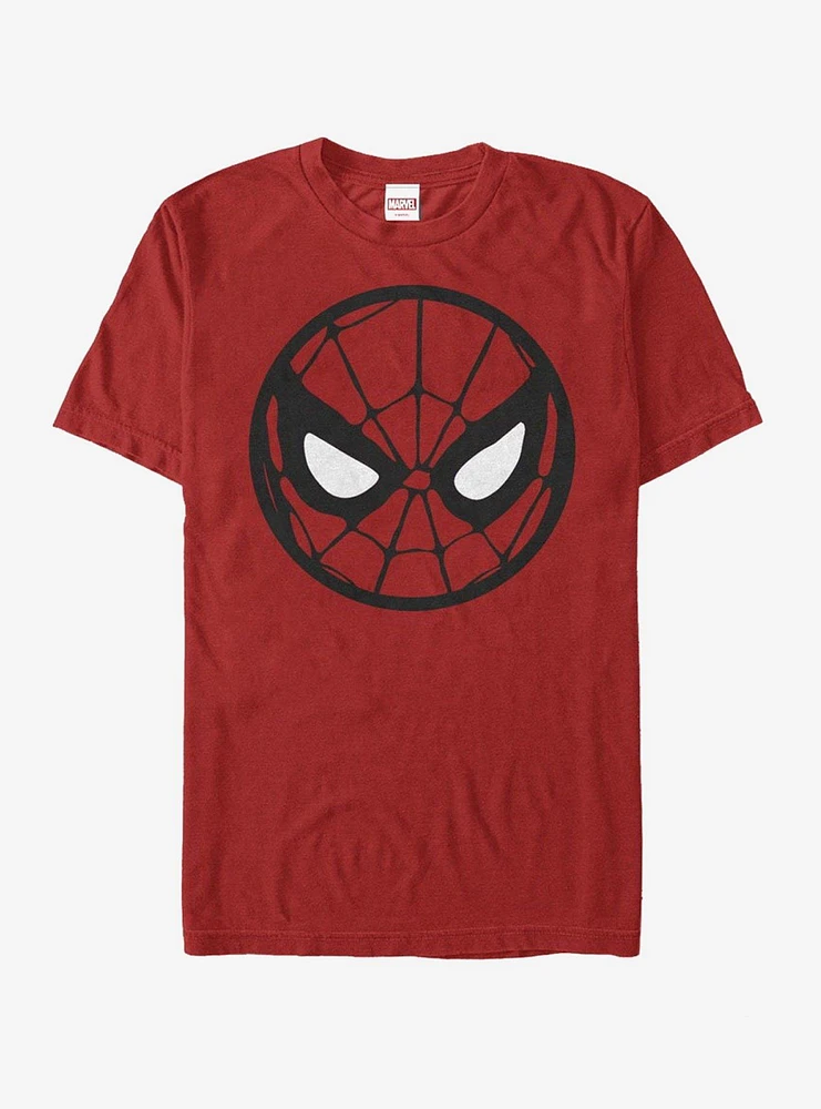 Hot Topic Marvel Spider-Man Circle Mask T-Shirt