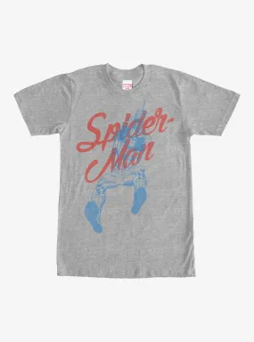 Hot Topic Marvel Spider-Man Cursive T-Shirt