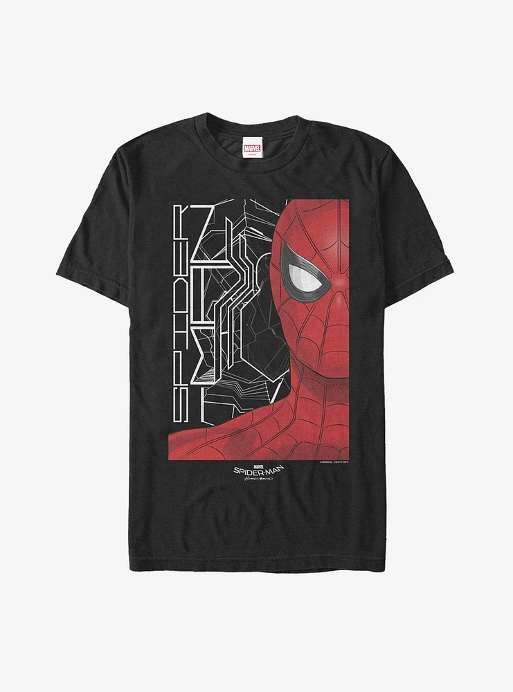 Hot Topic Marvel Spider-Man Homecoming Face T-Shirt