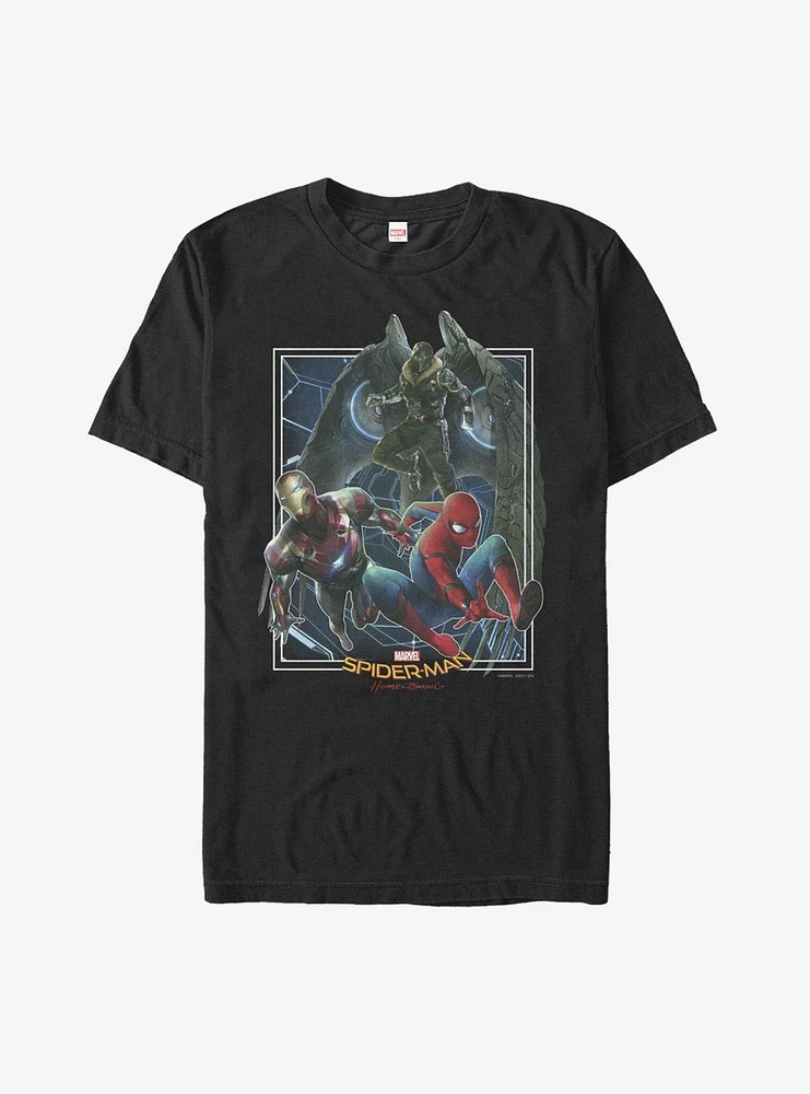 Hot Topic Marvel Spider-Man Homecoming Group Shot T-Shirt