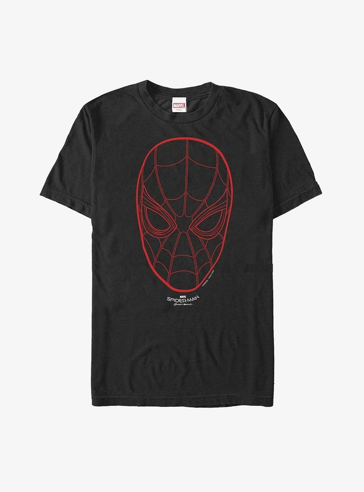 Hot Topic Marvel Spider-Man Homecoming Mask T-Shirt