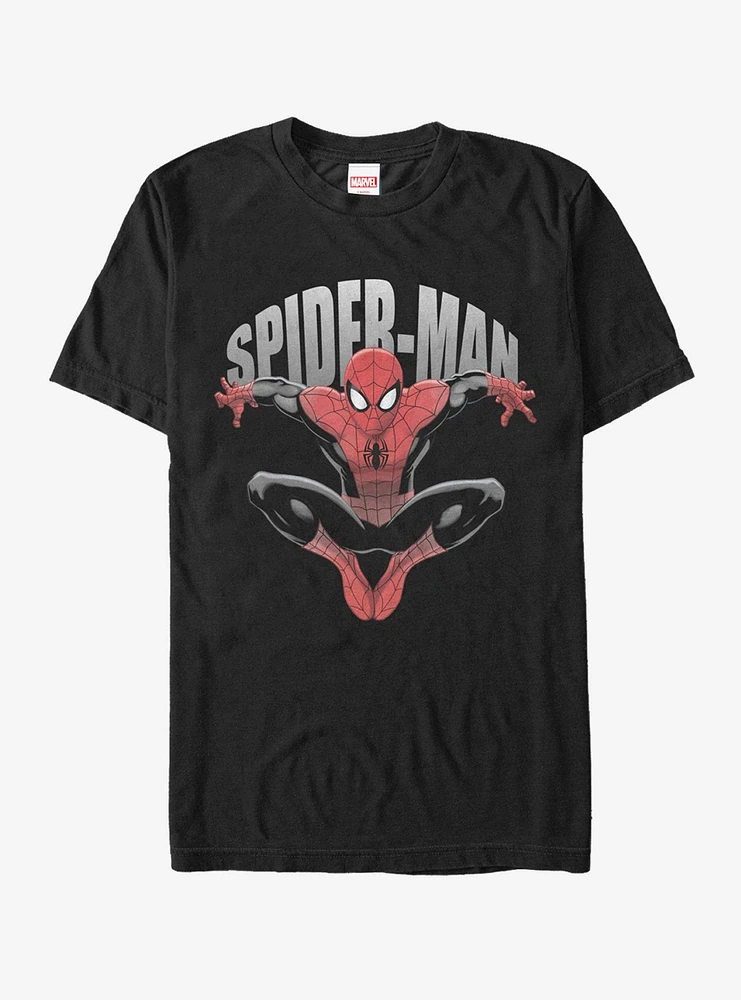 Hot Topic Marvel Spider-Man Leap T-Shirt