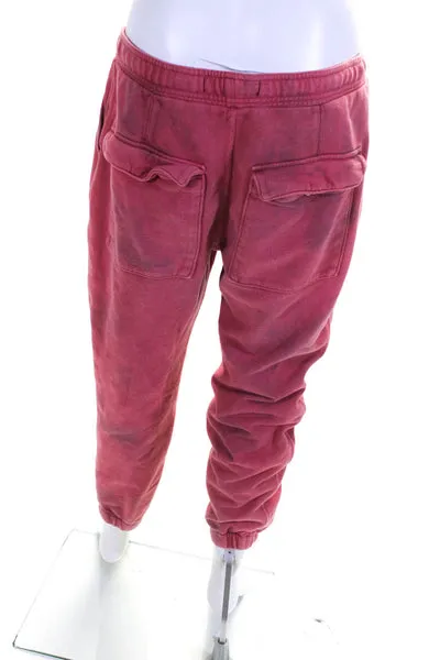 Hudson Womens Red Cabernet Tie Dye Sweatpants Size 10 14610815