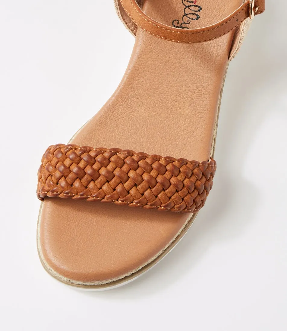 I LOVE BILLY Fleurie Tan Multi Sandals